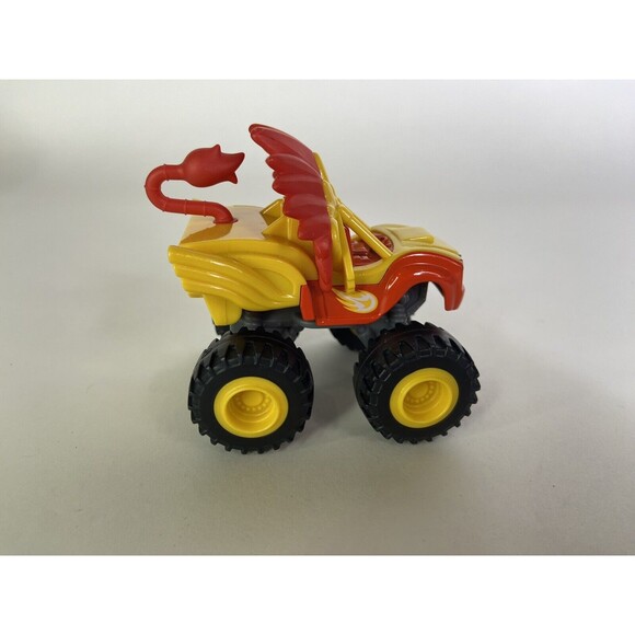 Blaze and the Monster Machines Lion Red Yellow Toy Truck Mattel DYN42 - Picture 4 of 7
